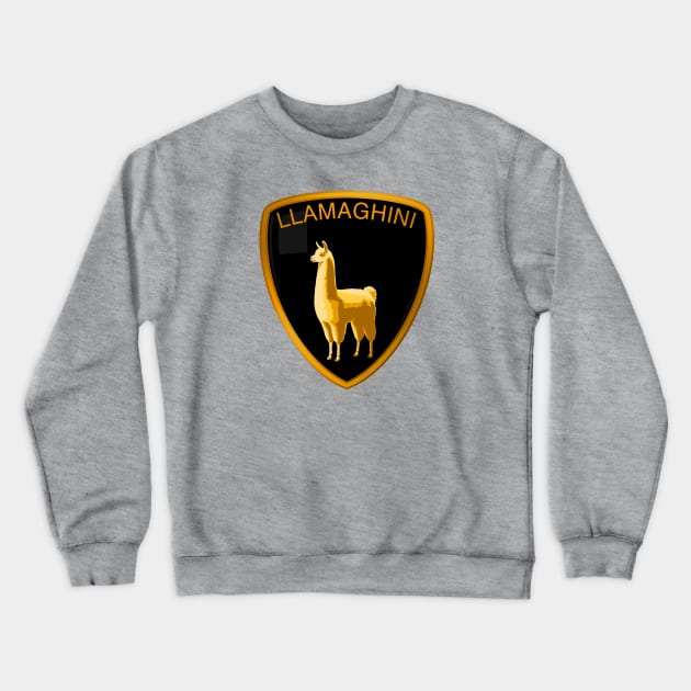 Llamaghini Crewneck Sweatshirt by Stupiditee